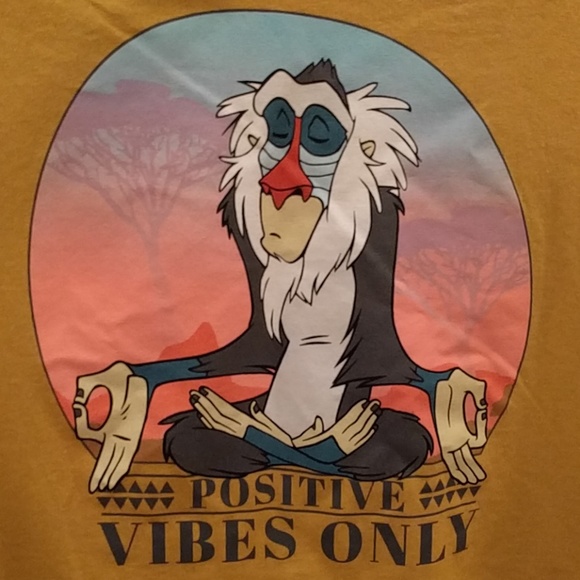 *LAST1* NWT Lion King 🦁 Rafiki zen cropped tee - Picture 2 of 4
